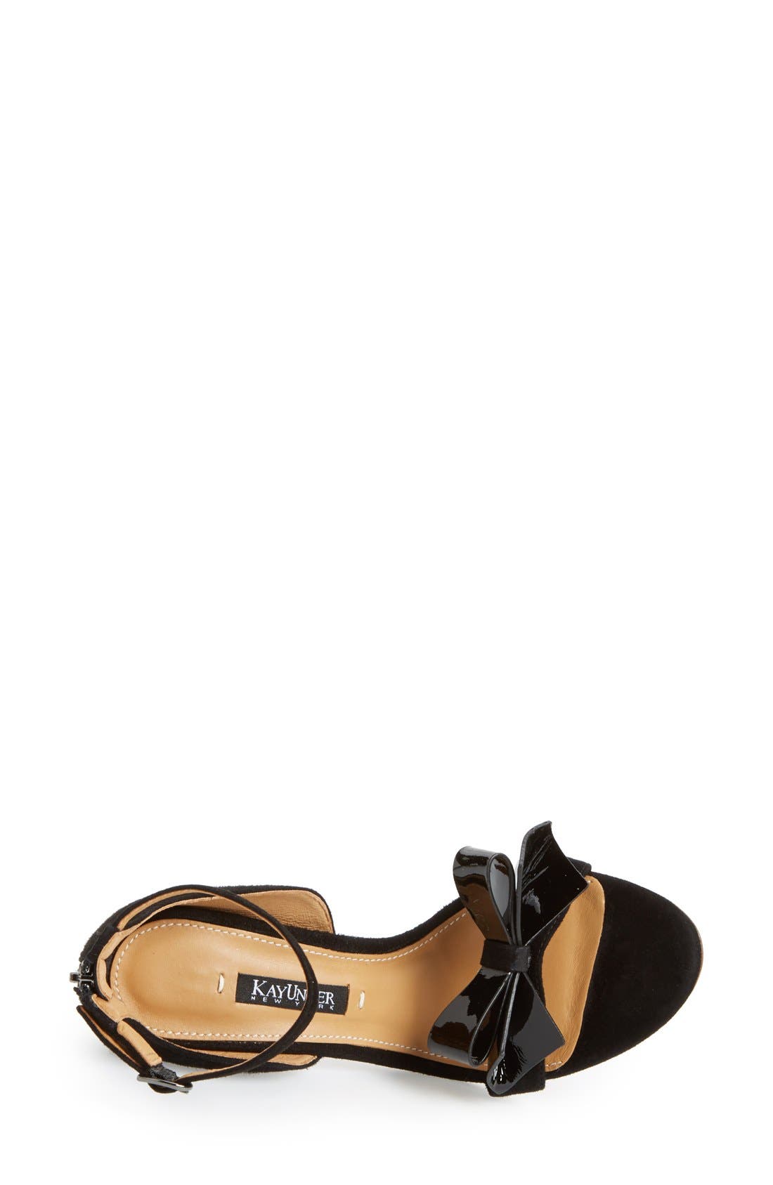 Kay Unger 'Baroque' Ankle Strap Sandal, Alternate, color, 