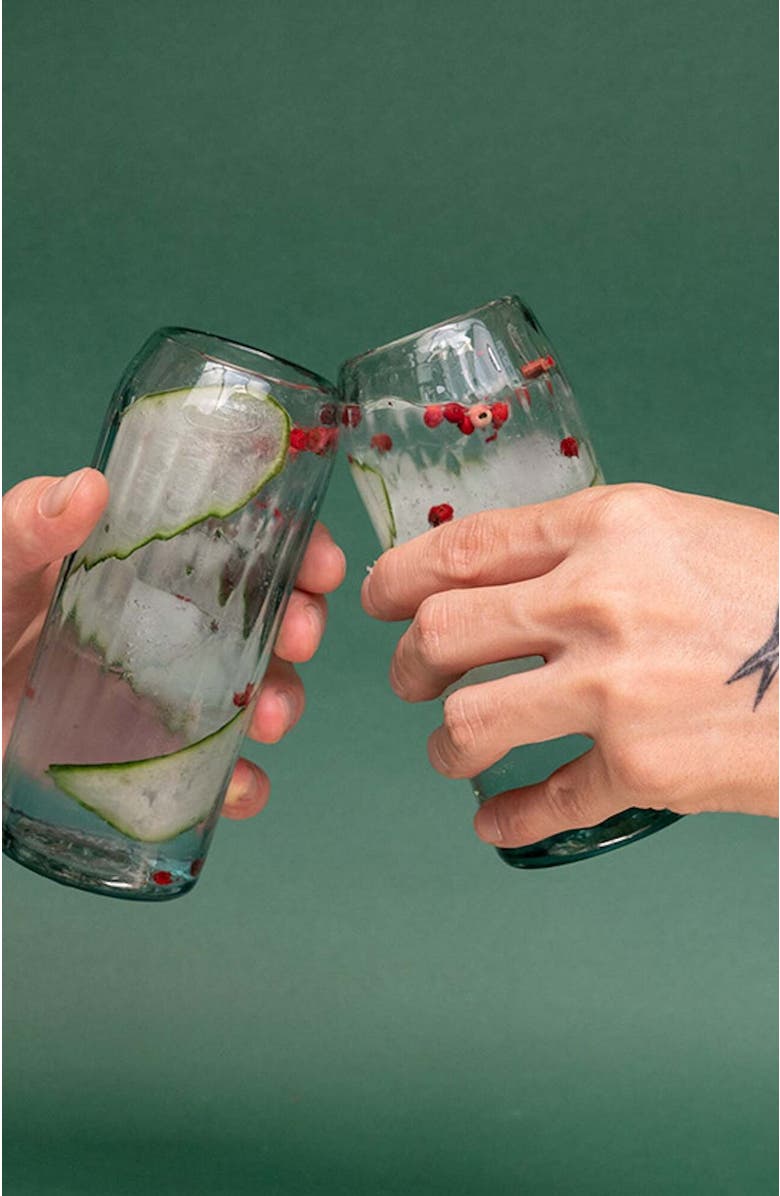 Zorro y Jaguar Vestigo Glass - Set of 2, Alternate, color, Clear