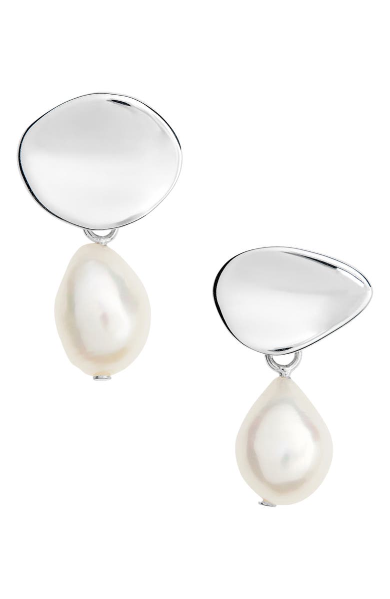 FARIS Sina Pearl Drop Earrings, Main, color, 