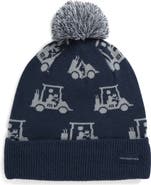 TravisMathew Swingles Golf Pompom Beanie