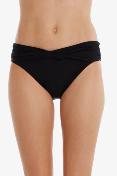 Helen Jon Twist Front Hipster In Black