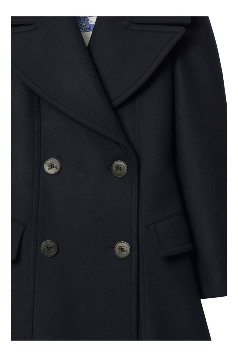 Wool Tailored Coat, Alternate, color, Navy