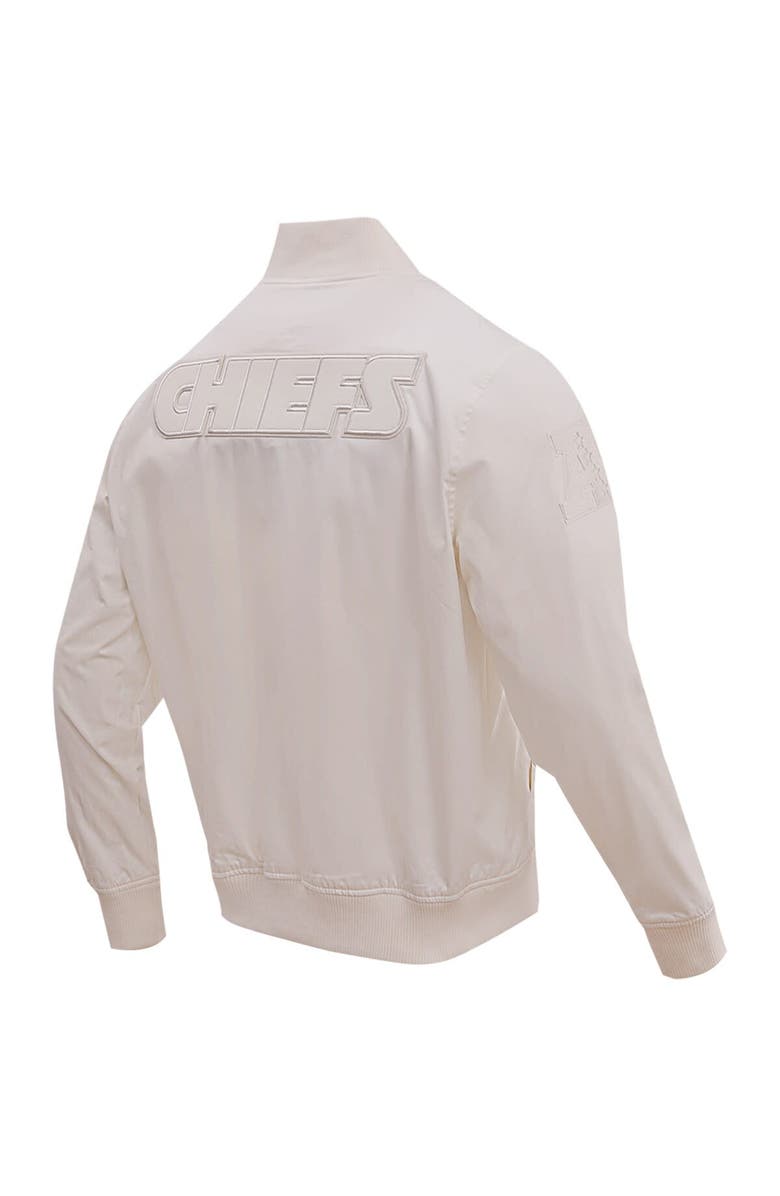 PRO STANDARD Men's Pro Standard Cream Kansas City Chiefs Neutral Full-Zip Jacket, Alternate, color, Cream
