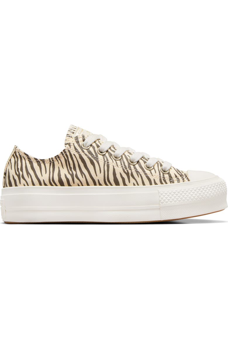 Converse Chuck Taylor<sup>®</sup> All Star<sup>®</sup> Lift Oxford Sneaker, Alternate, color, Egret/ Egret/ Engine Smoke