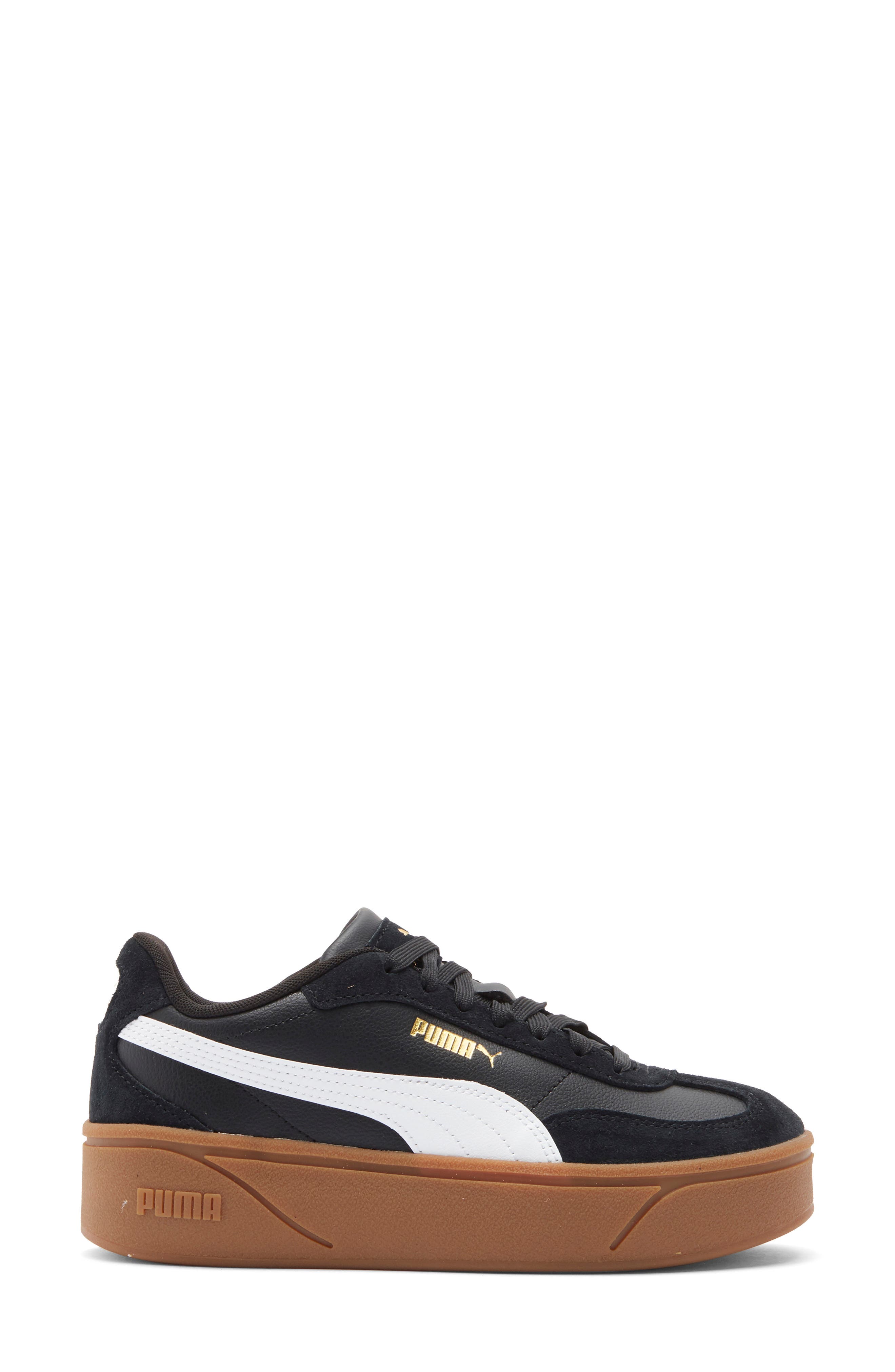 PUMA Club II Era Platform Sneaker, Alternate, color, Black/ Puma White/ Gum