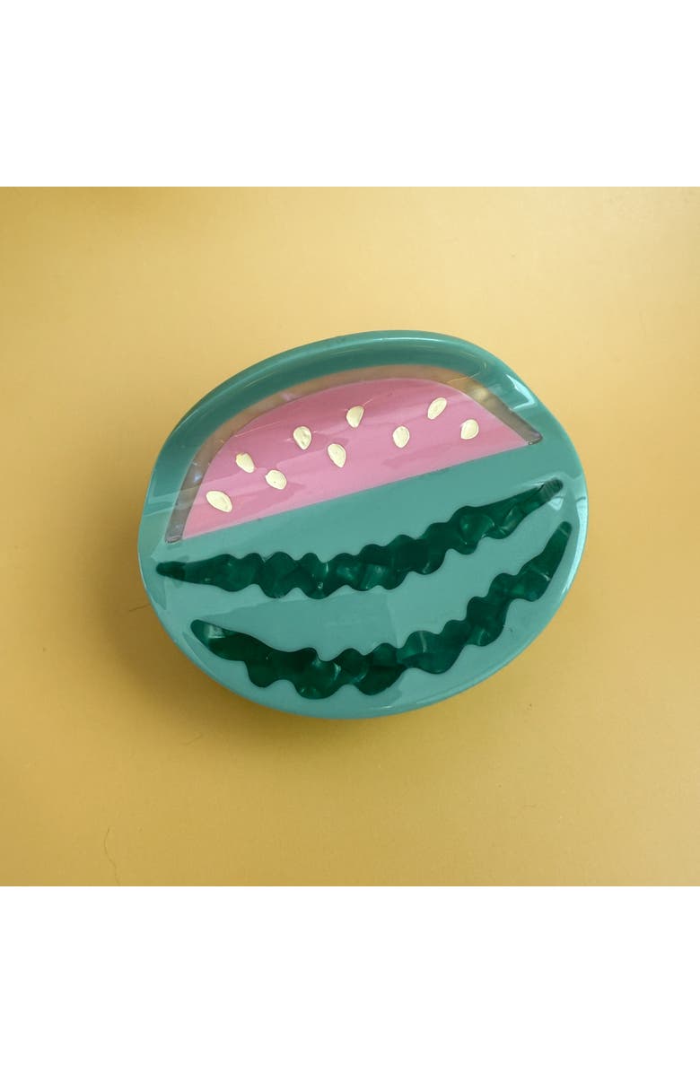 Centinelle Watermelon Hair Claw, Alternate, color, Green