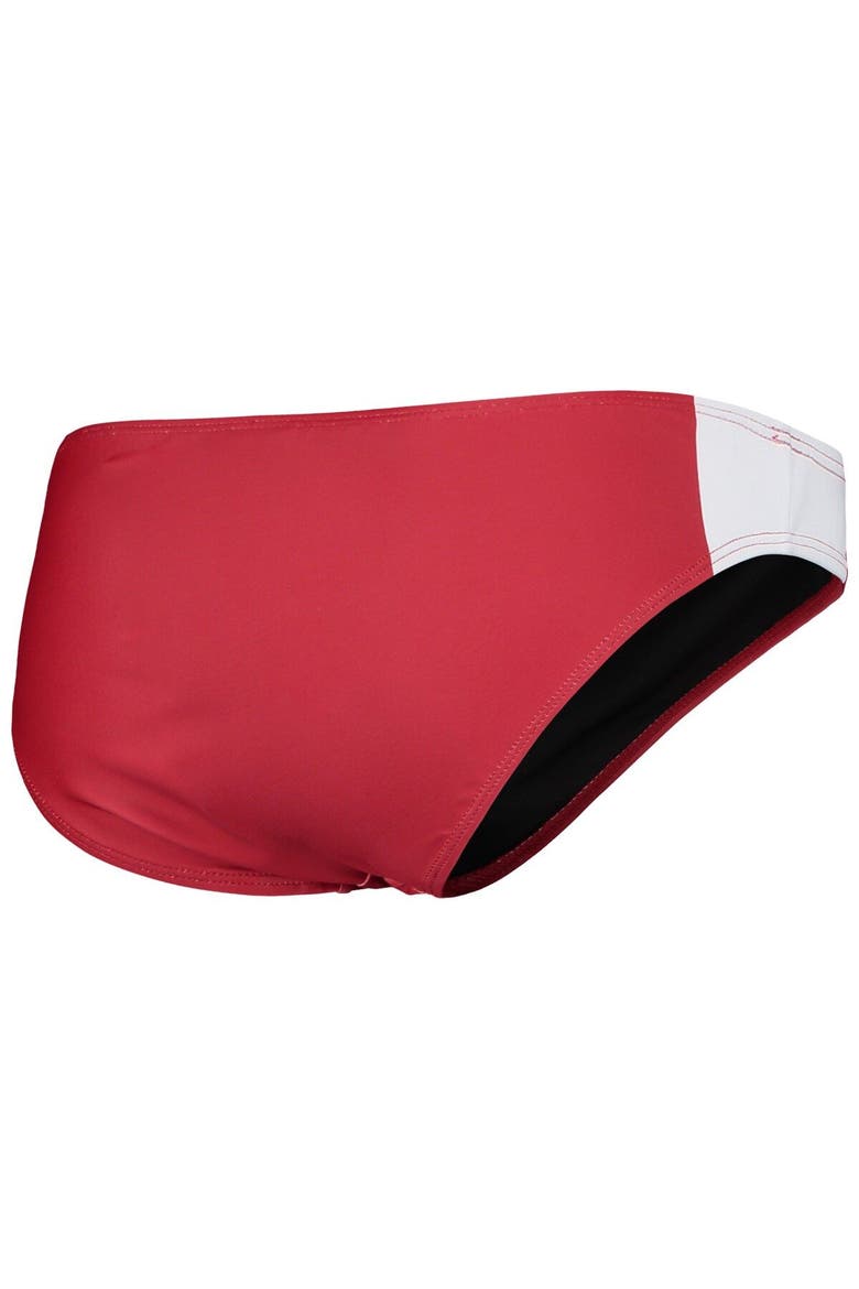 Women's FOCO Crimson Oklahoma Sooners Wordmark Bikini Bottom, Alternate, color, Crimson