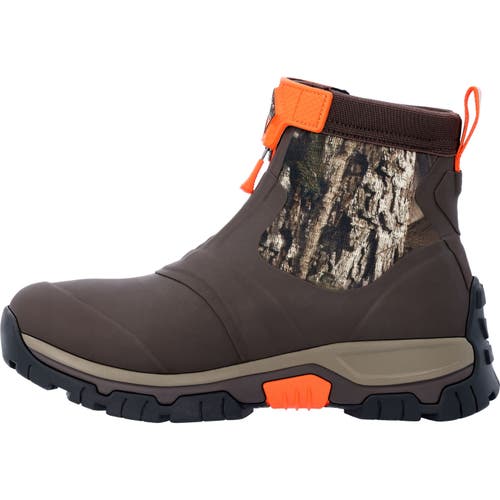 Muck Mid Zip Ankle Boot In Brown