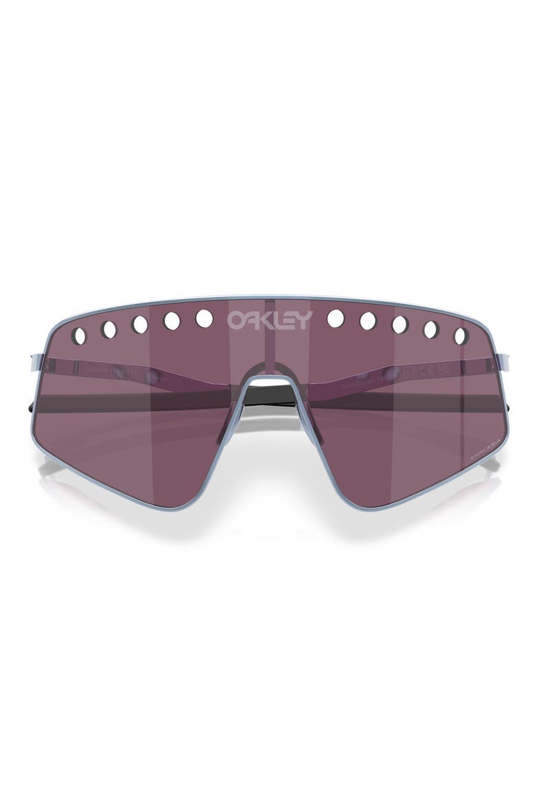 Sutro™ TI Sweep 138mm Prizm™ Shield Sunglasses, Alternate, color, BLACK GREY