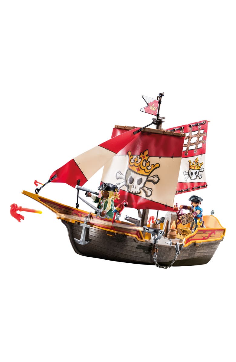 PLAYMOBIL Pirate Ship Playset, Alternate, color,