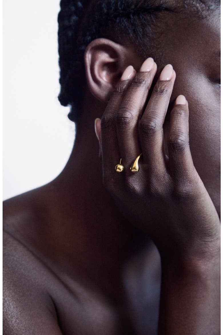 Amour Stud Earrings, Alternate, color, Gold