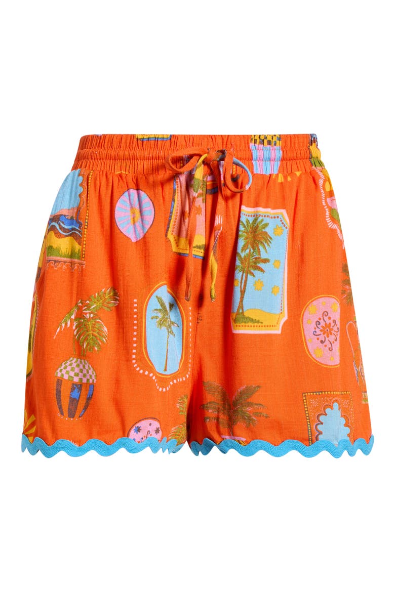 Halle Drawstring Pants, Alternate, color, RED-PINK-MULTI