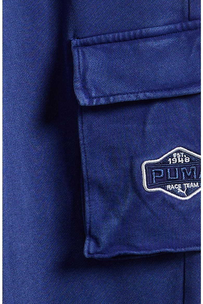 Vintage Moto Cargo Jogger Pants, Alternate, color, BLUE/ BLACK
