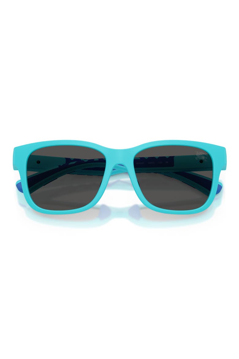 Kids' 50mm Square Sunglasses, Alternate, color, MATTE LIGHT BLUE / DARK GREY