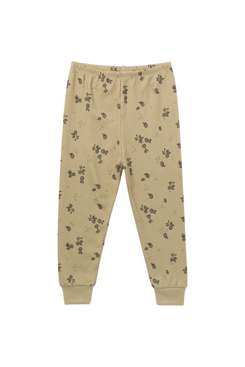 Hacci Sung Fit Footless Pajama Set, Alternate, color, Olive Gray