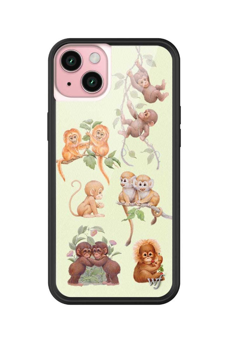 Monkey Biz iPhone Case, Alternate, color, Green