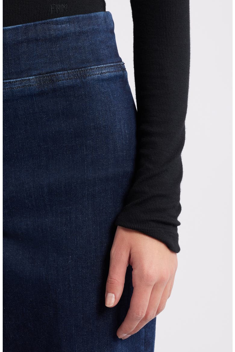 Jet Set Slim Palazzo Pull-On Jeans, Alternate, color, KELLER