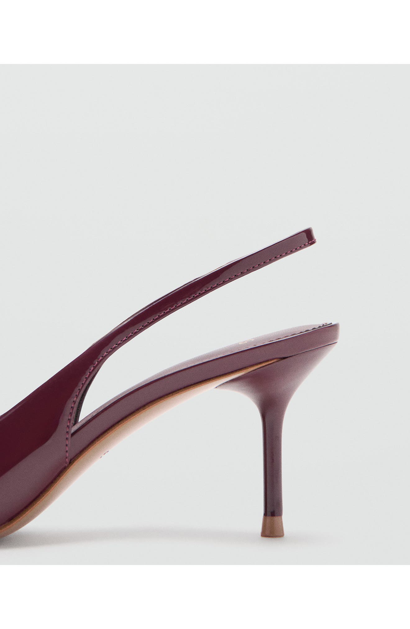 Slingback Pointed Toe Pump, Alternate, color, BURGUNDY