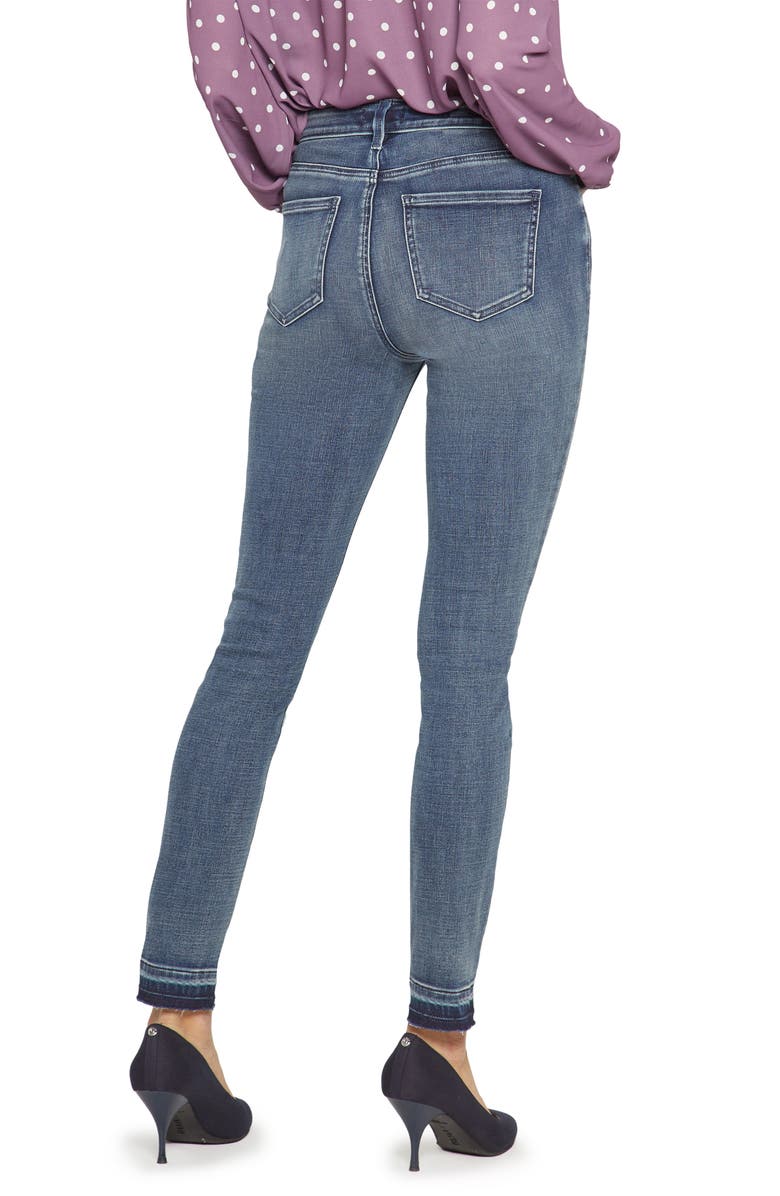 NYDJ Ami High Waist Release Hem Skinny Jeans, Alternate, color, 