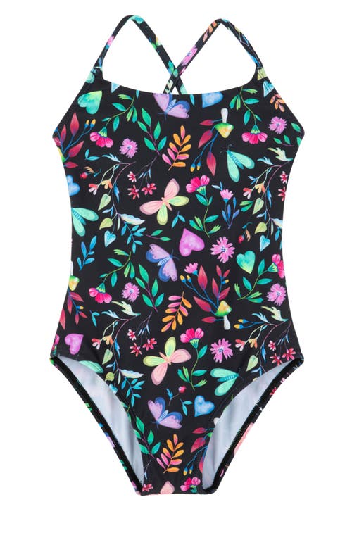 Gottex Kids Butterfly Dream Criss Cross Tie Back One Piece