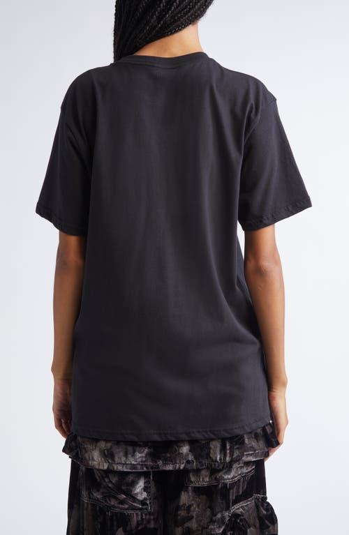 Collina Strada Oversize Organic Cotton Graphic T-shirt In Animal Print