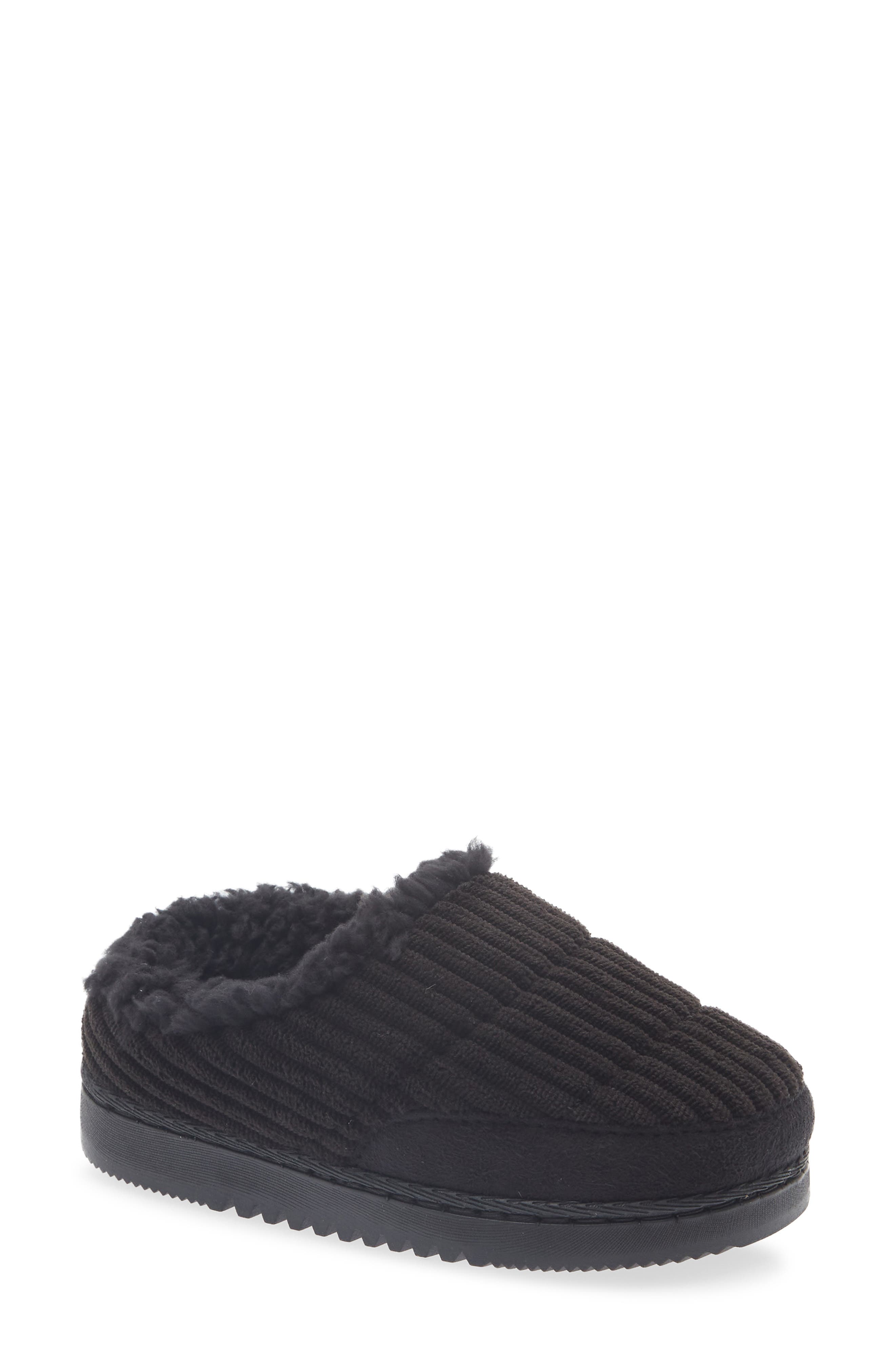 Kids' Lucas Clog Slipper, Main, color, BLACK