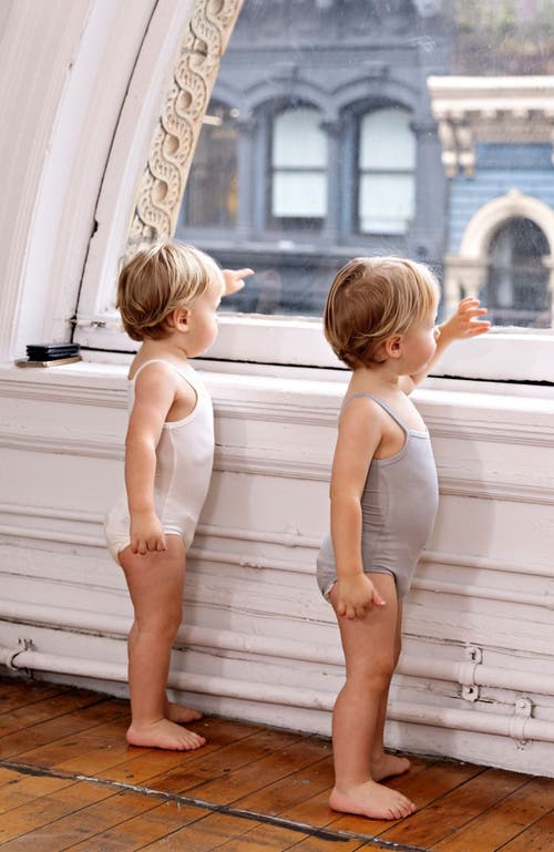 Noggiwear Basic Bodysuit Three Pack In Blue/taupe