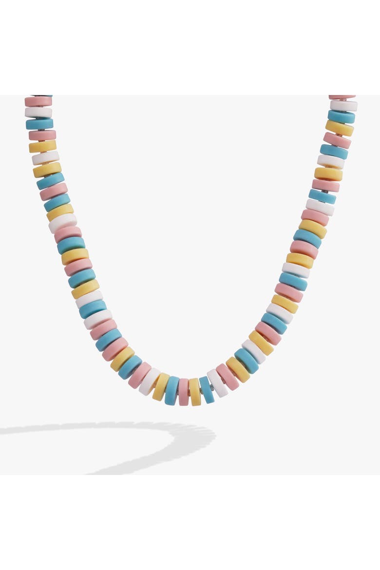 Smarties Candy Necklace, Main, color, Silver