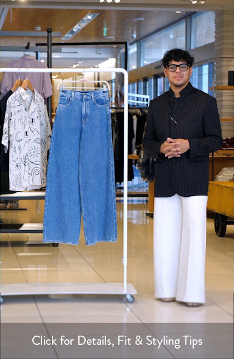 Relaxed Fit High Waist Wide Leg Jeans, sales video thumbnail