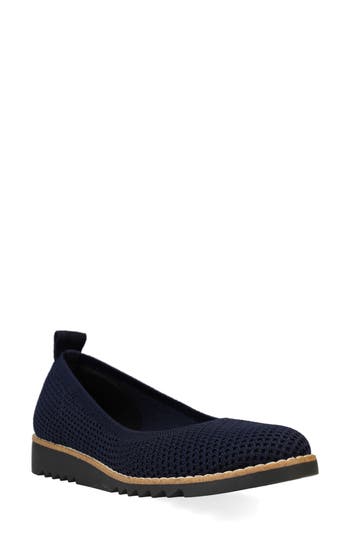Eileen Fisher Etta Slip-on Flat In Blue