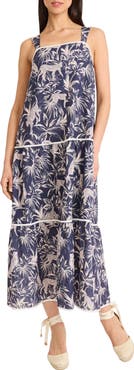 The Good Journey Square Neck Midi Sundress