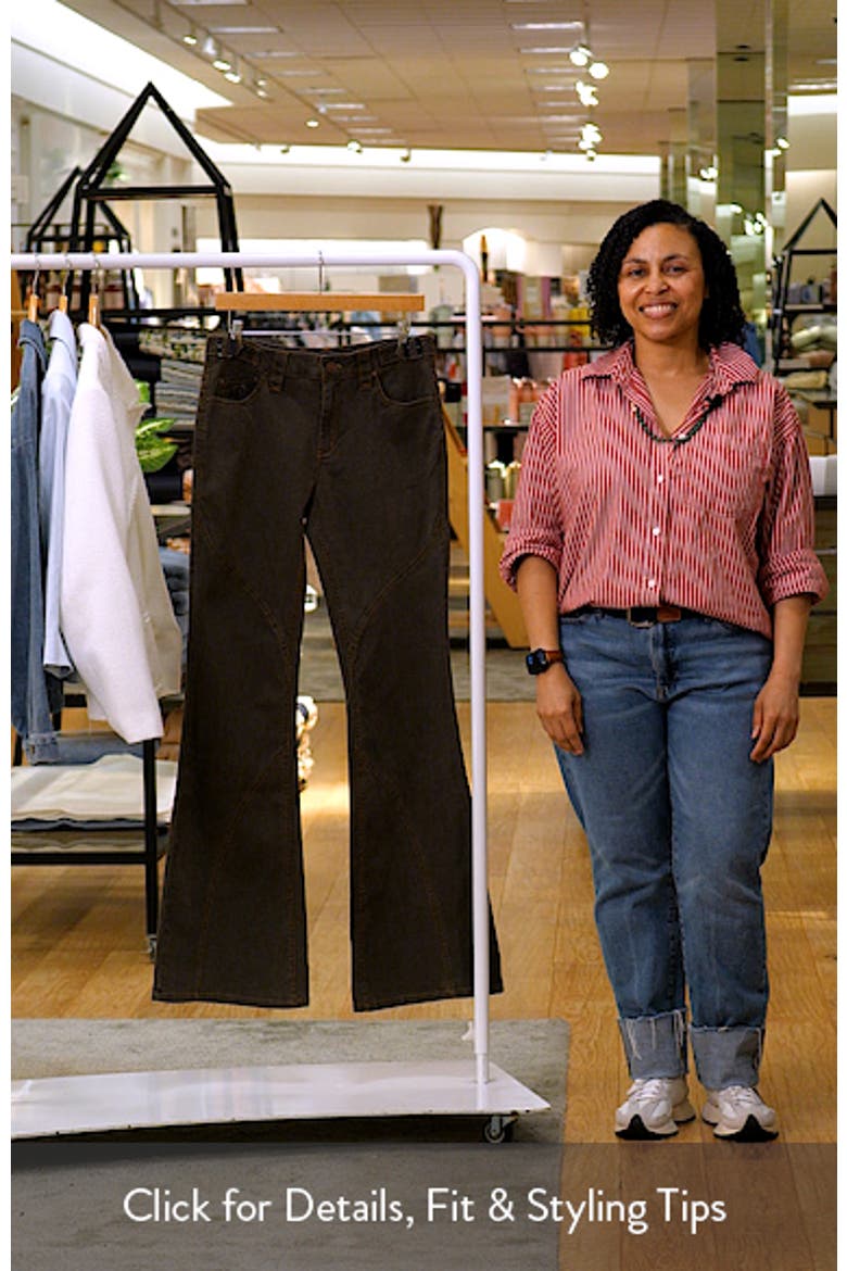 Low Rise Flare Jeans video