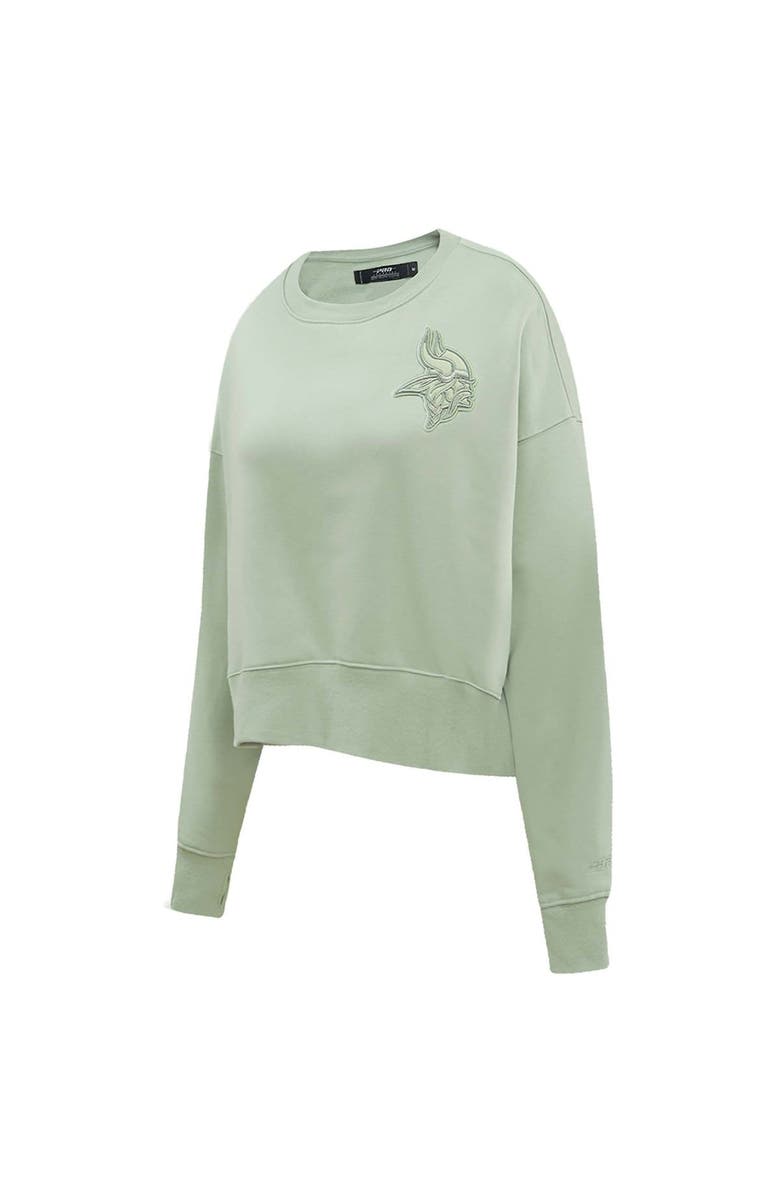 PRO STANDARD Women's Pro Standard Green Minnesota Vikings Neutral Pullover Sweatshirt, Alternate, color, Green
