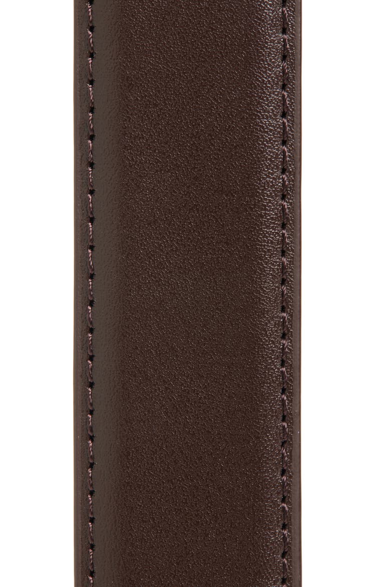 Leather Belt, Alternate, color, CHOCOLATE