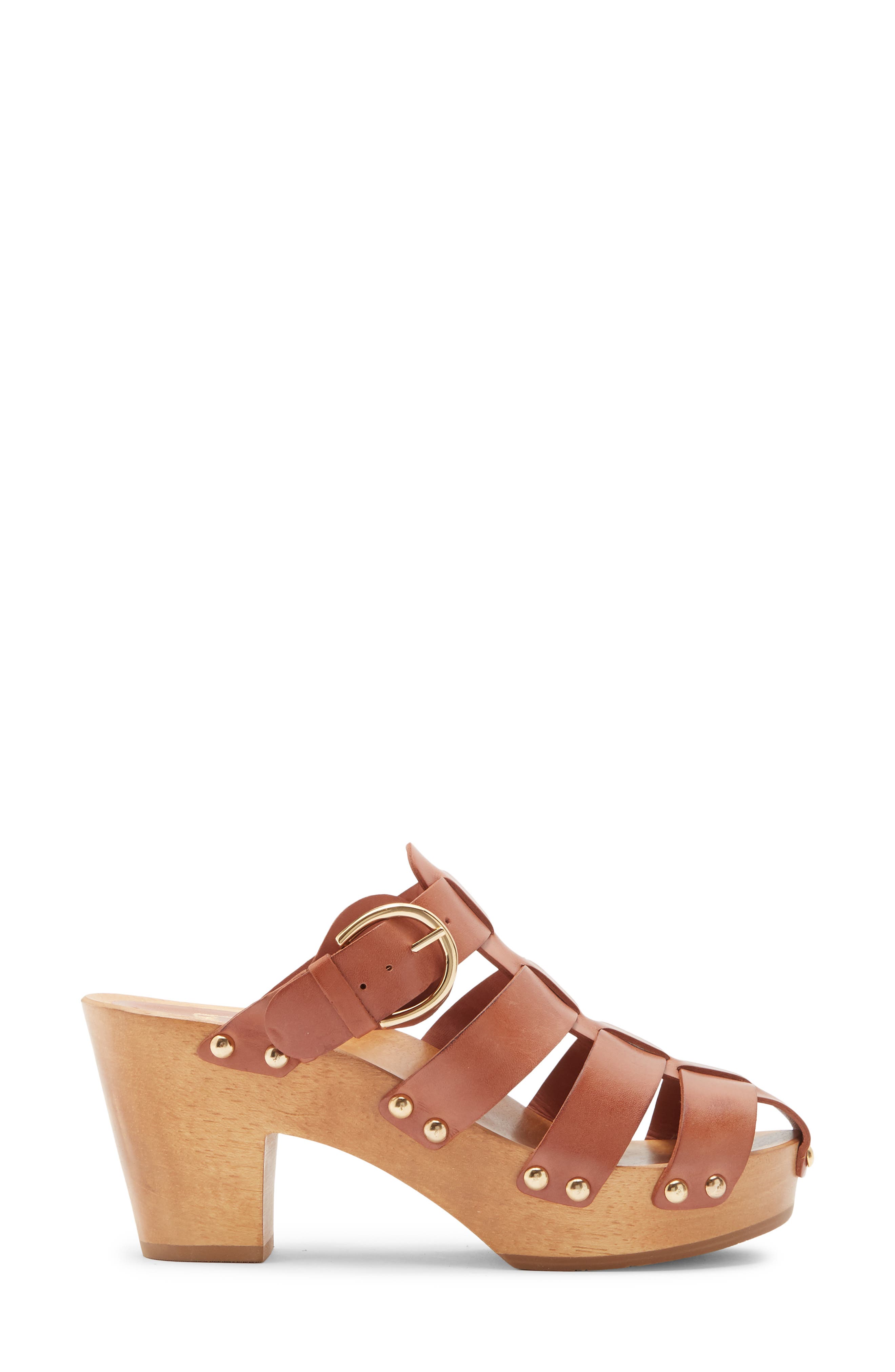Beek Magpie Platform Sandal, Alternate, color, Cognac