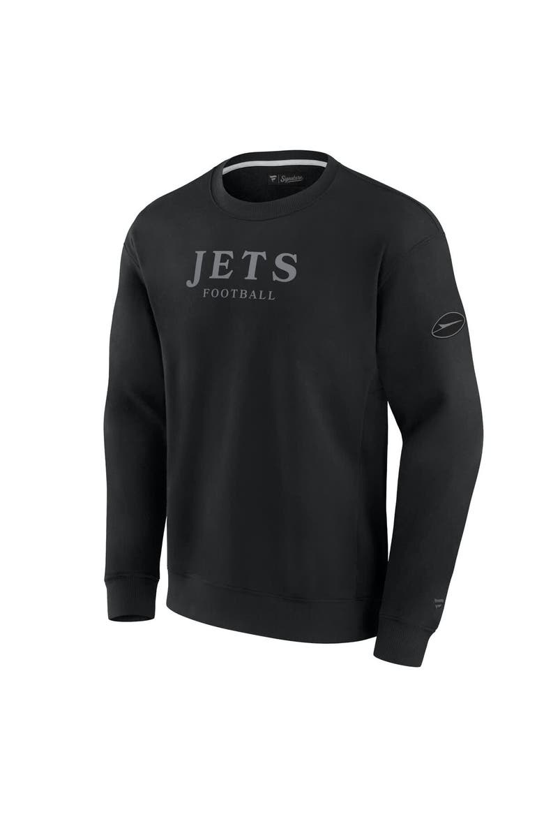 Unisex Fanatics  Black New York Jets Elements Unlimited Fleece Pullover Sweatshirt, Alternate, color, Black