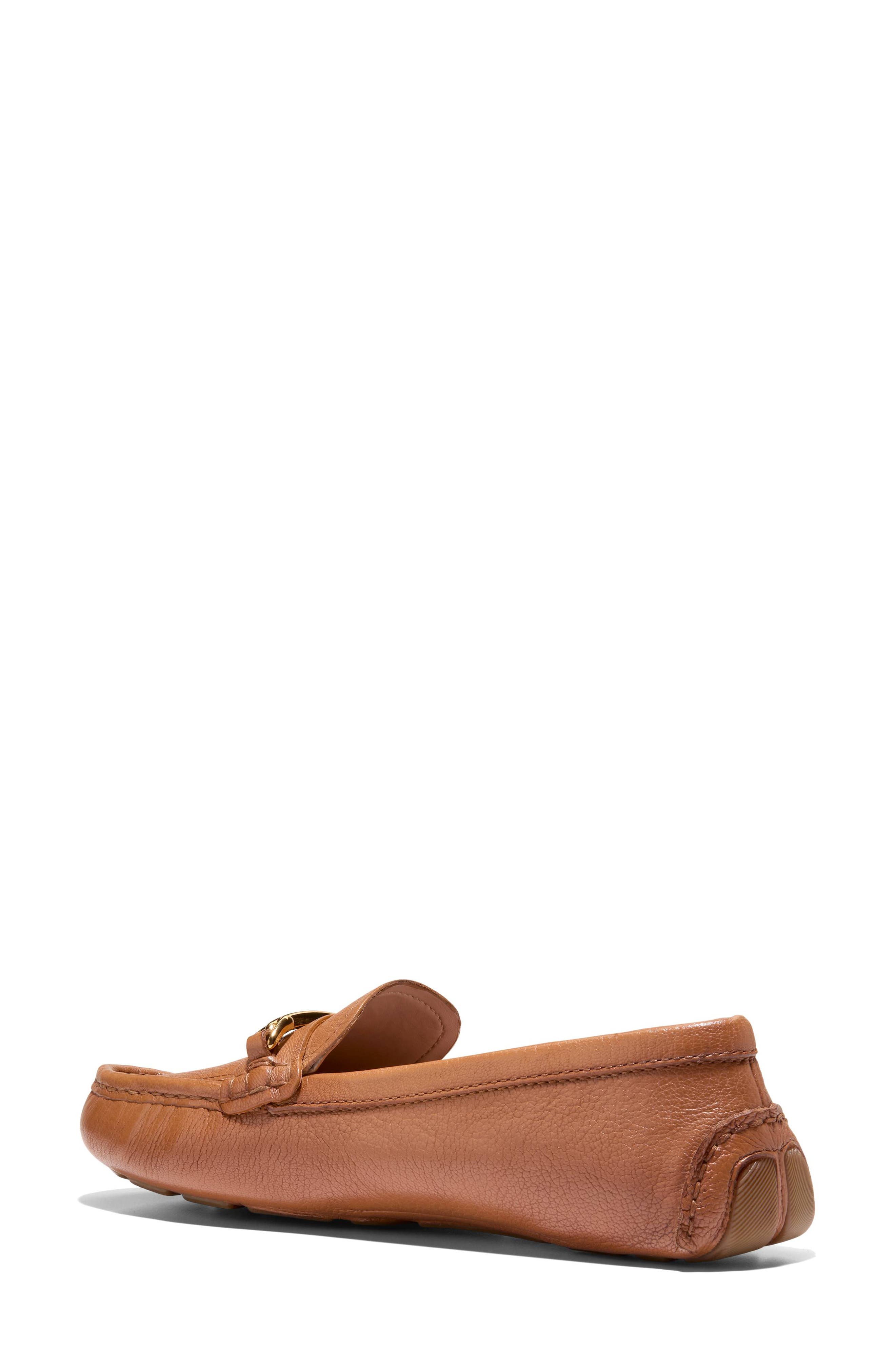 Emeryn Horsebit Driver Loafer, Alternate, color, DARK CARAMEL LEATHER