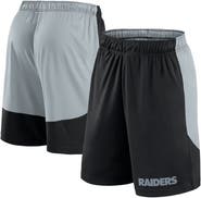 FANATICS Men's Fanatics Black/Silver Las Vegas Raiders Launch Shorts