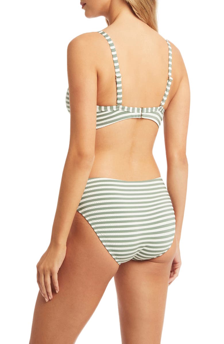 Sea Level Capri Mid Rise Bikini Bottoms, Alternate, color,