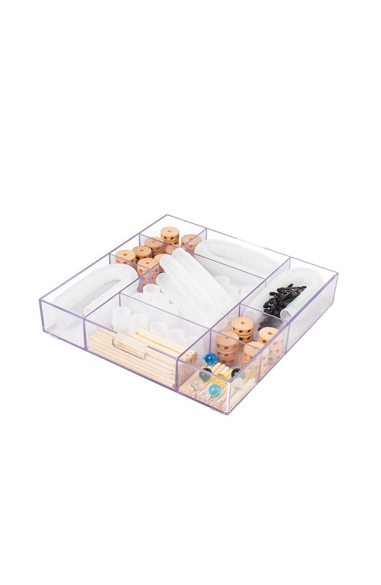 Kaplan Early Learning Company Inclined to Exploration Loose Parts STEM Kit, Alternate, color, Multicolored