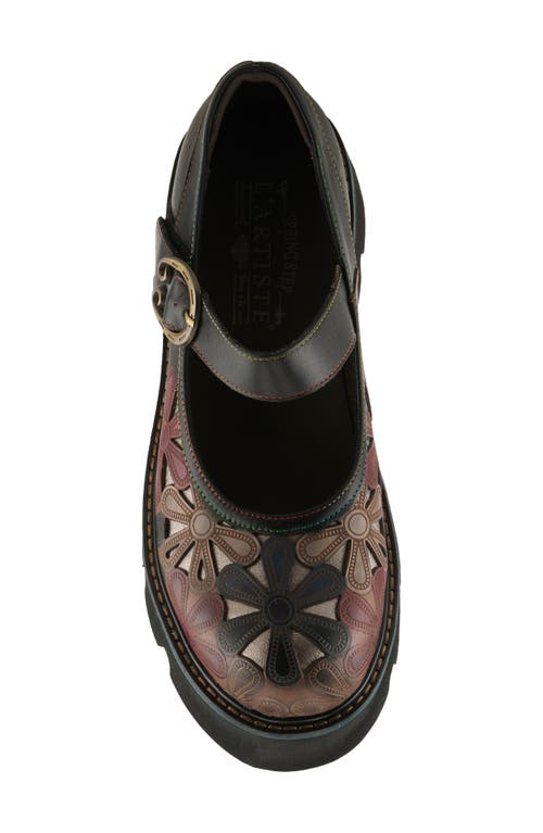 L'artiste By Spring Step Busybee Platform Mary Jane Shoe In Multi