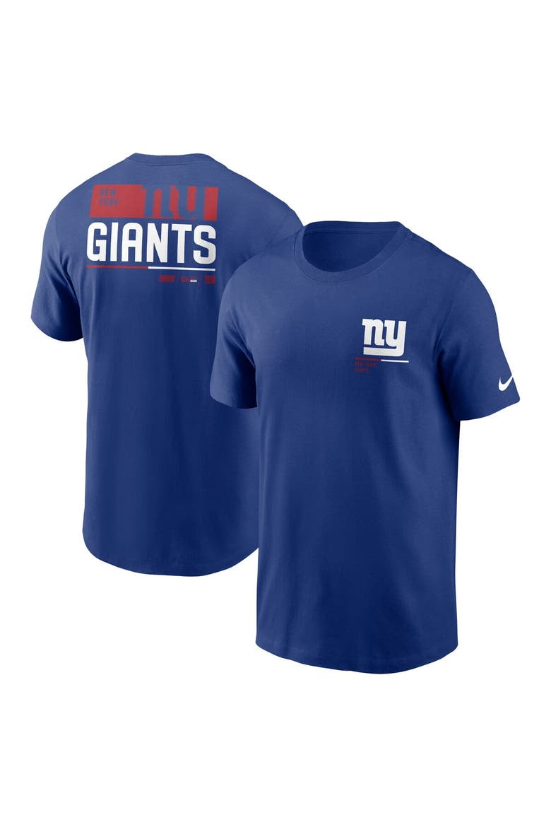 Men's Nike Royal New York Giants Team Incline T-Shirt, Main, color, Royal