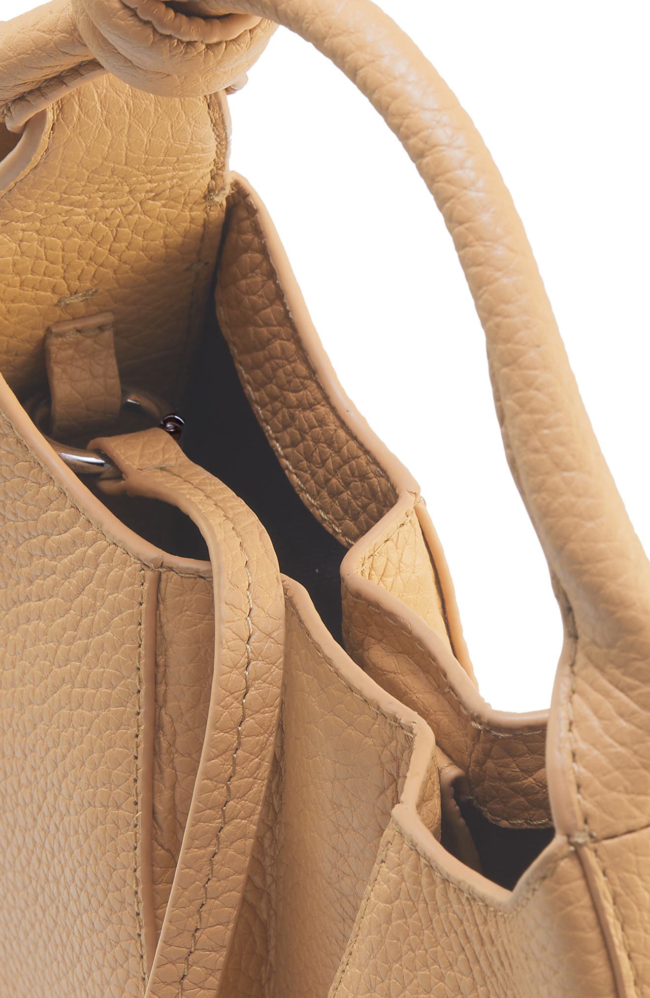 Mini Ina Inverted Pleat Crossbody Bag, Alternate, color, BISQUE