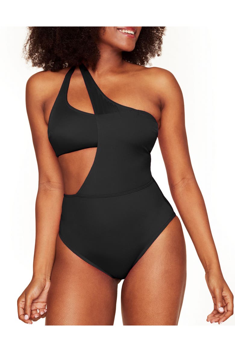 Alaine Swimwear One-Piece, Main, color, Black