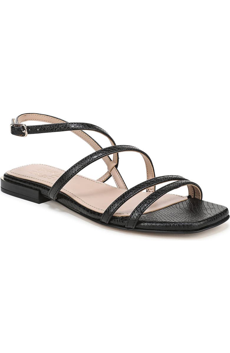 27 EDIT Naturalizer Nillie Ankle Strap Sandal, Main, color, Black