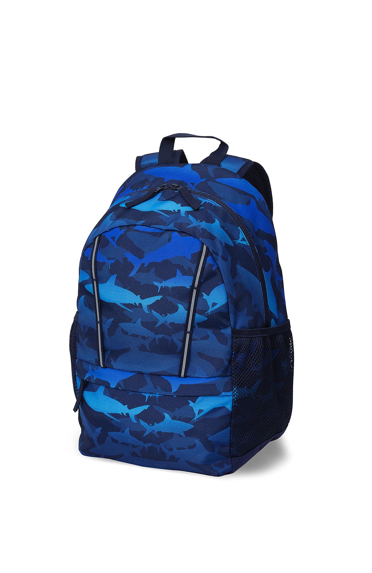 Lands
 End ClassMate Backpack, Main, color, Dark Blue Sharks