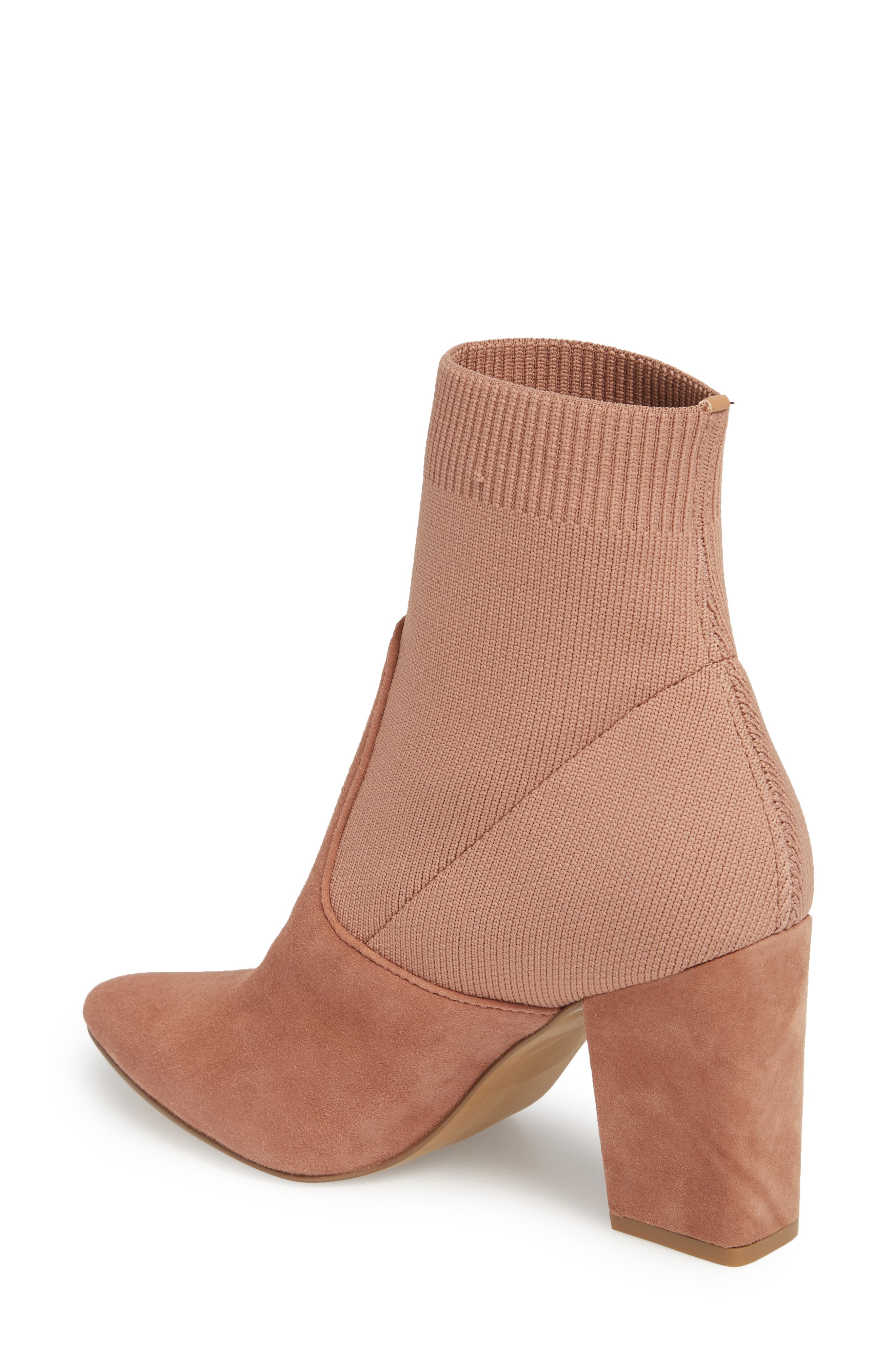 Reece Sock Bootie, Alternate, color, TAN SUEDE