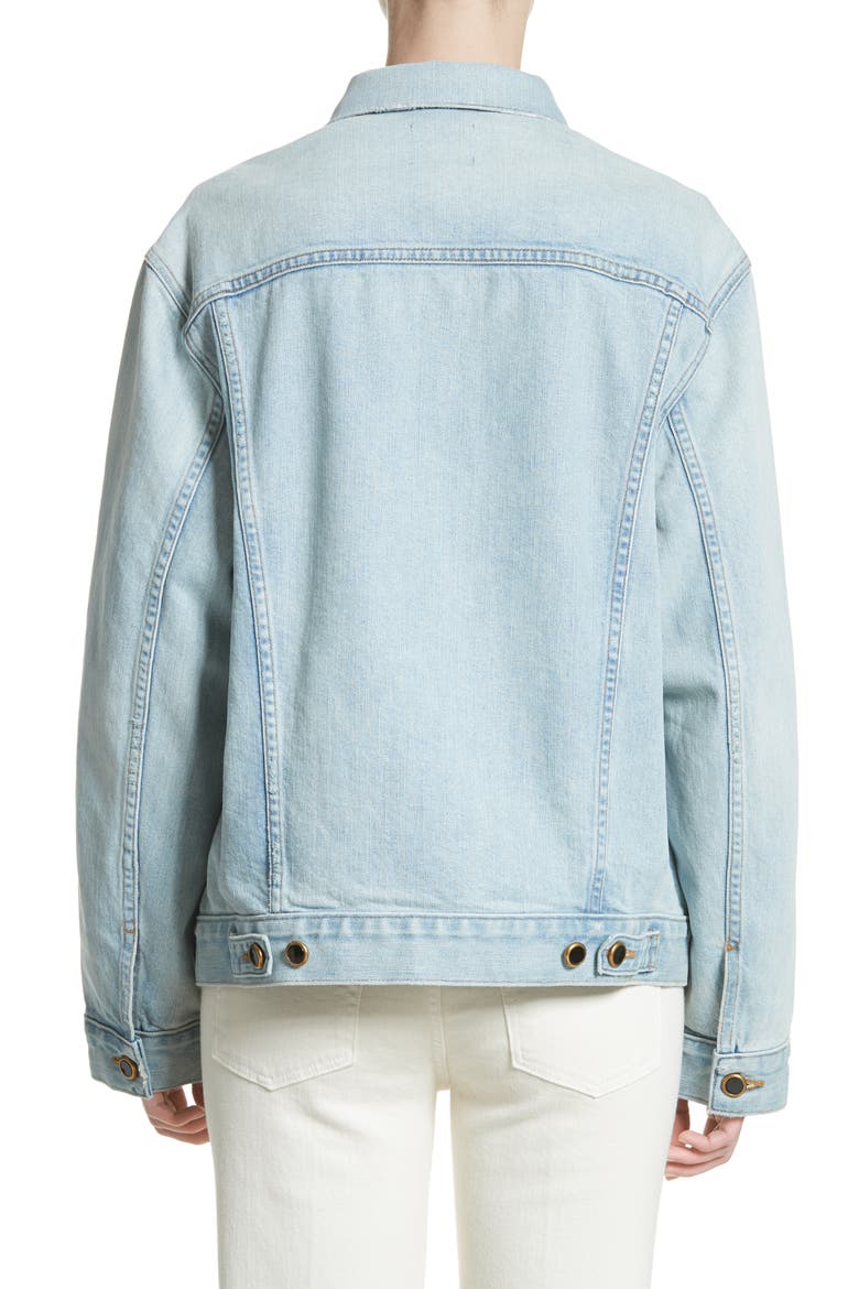 Cate Oversize Denim Jacket, Alternate, color, LONDON