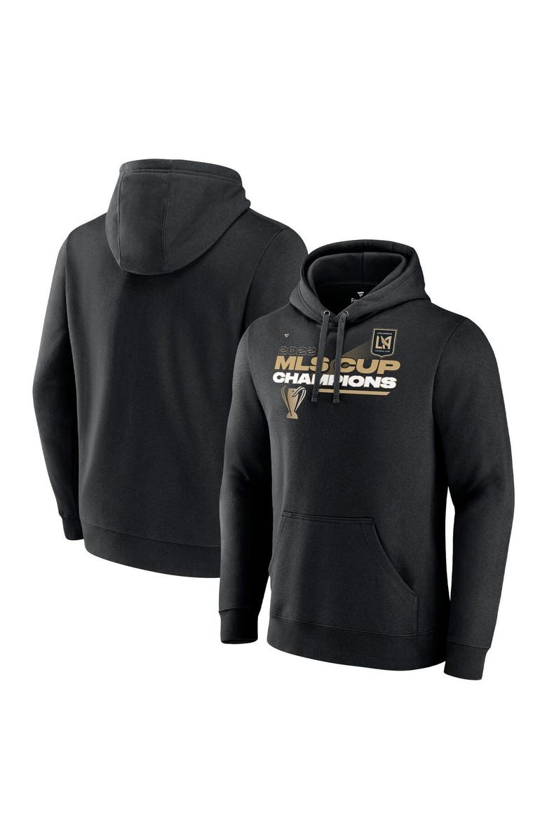 FANATICS Men's Fanatics Branded Black LAFC 2022 MLS Cup Champions Locker Room Pullover Hoodie, Main, color, 