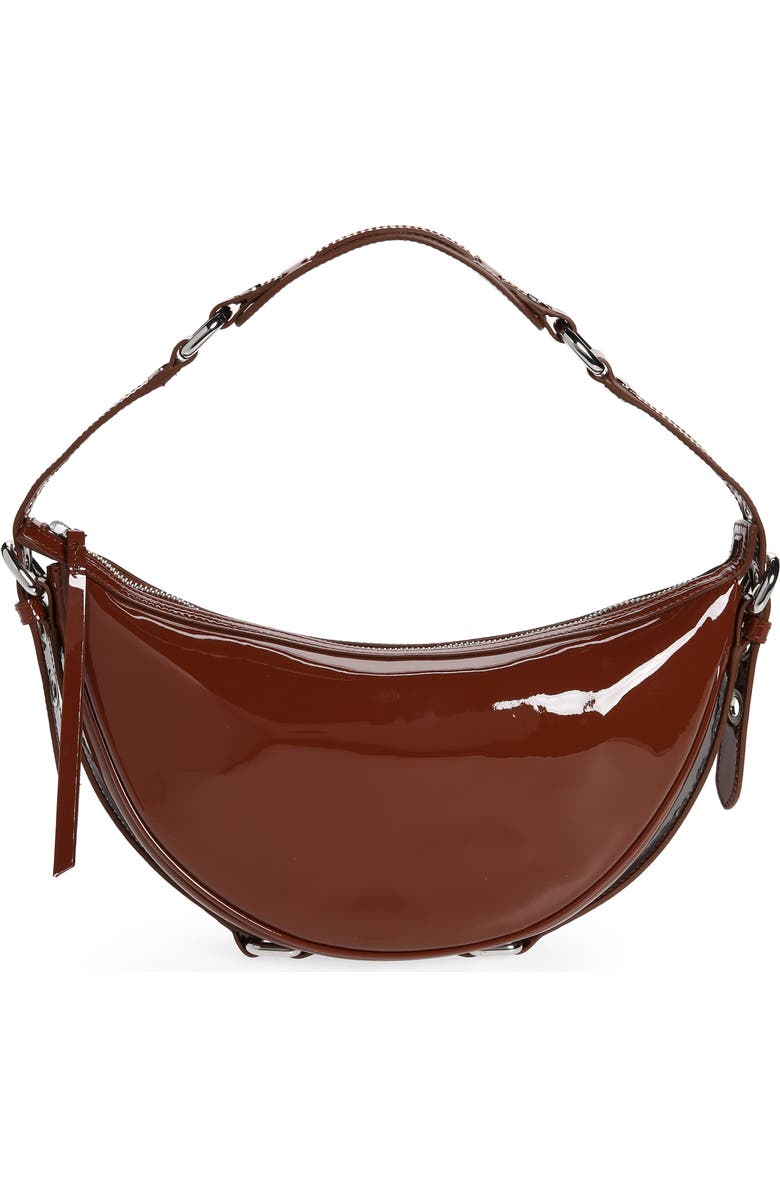 By Far Gib Patent Leather Shoulder Bag, Main, color,